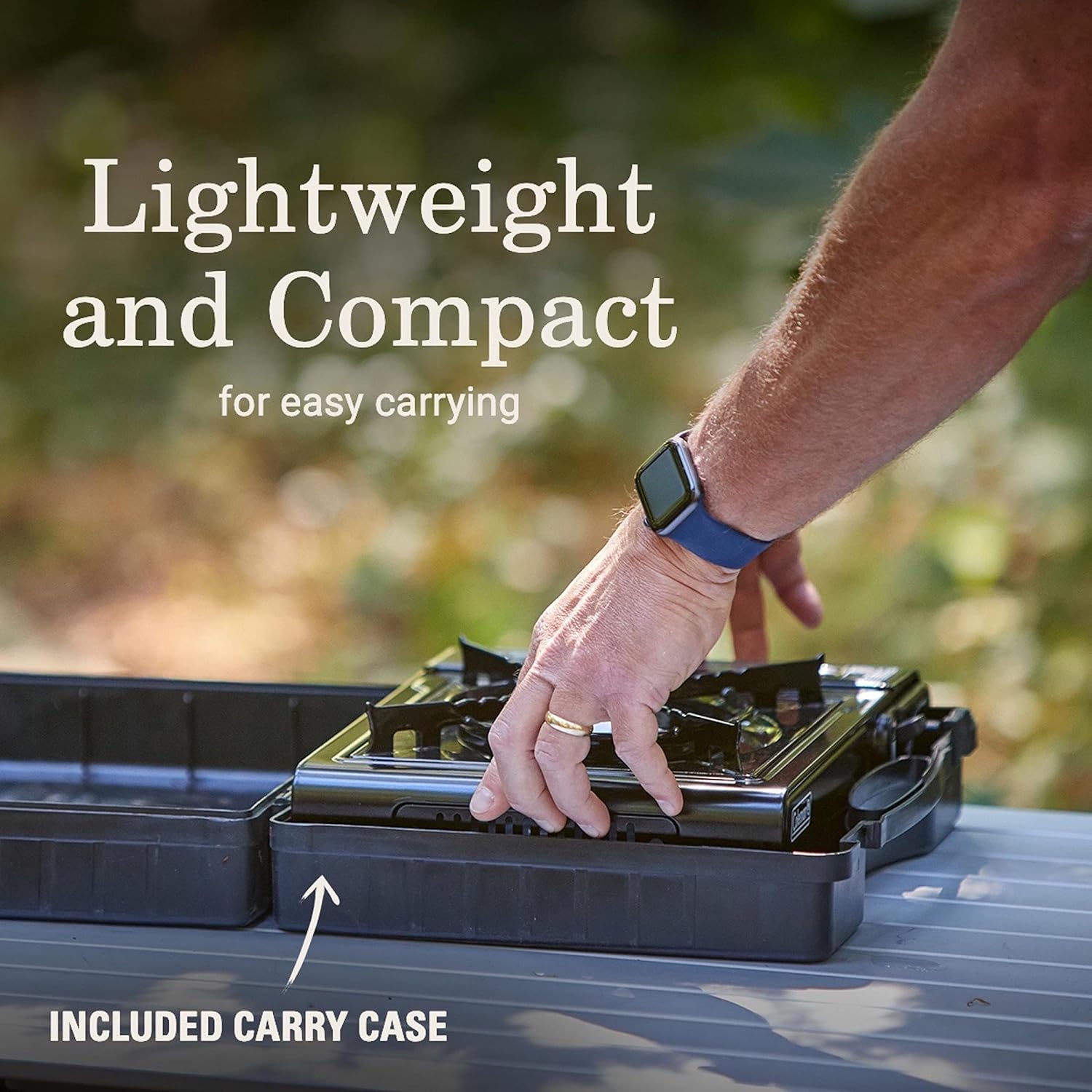 Coleman Classic 1-Burner Butane Stove, Portable Camping Stove with Carry Case & Push-Button Starter, Includes Precise Temperature Control & 7,650 BTUs of Power for Camping, Tailgating, & More - Image 2